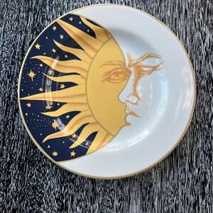 Vintage sun & moon plate